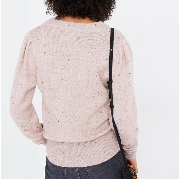 NWT. Madewell Donegal  V-Neck Sweater - Picture 3 of 7